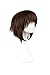 30cm Short Black Brown Layered Ao no Exorcist okumura yukio Unisex Anime Cosplay Wig