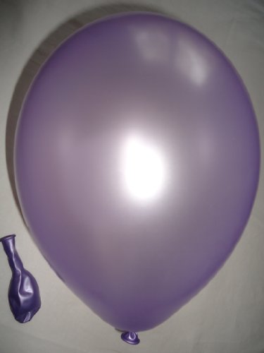 25 Luftballons metallic flieder Qualitätsballons Ø ca. 27cm B85 (Standardgröße)