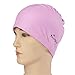 Produktbild WXH Swim Cap/Dusche-Cap 3 D Ergonomic Design komfortabel und dauerhafte Ear Protection Wasserdichte Elastic Cap für Männer und Frauen Kinder im Freien Schwimmen,Pink