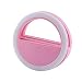 Produktbild LIUYU Selfie-Ring-Licht, tragbare Blitz-Lampe, Clip, einstellbare Beleuchtung, LED Ring Kamera, Fotografie für iPhone/Android Smartphones – 4 Farben Rose