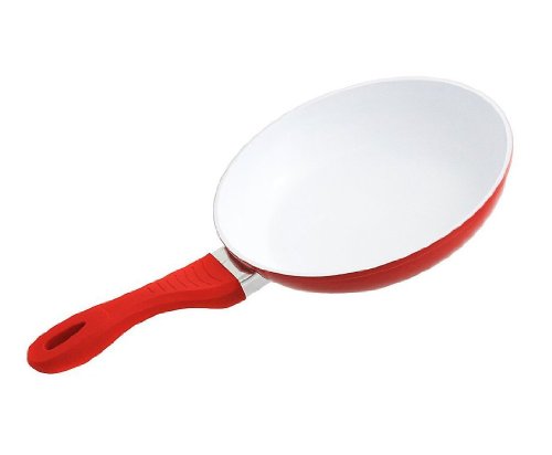 5 Sterne Keramik Pfannen - Original Ceramics Bratpfannen aus Aluminium mit Keramik u. Ecolon Beschichtung - geeignet auch für Induktion ! (28 cm)