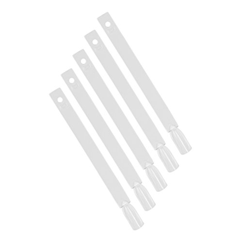 Tipfächer transparent klar mit 50 Präsentations Stäbchen (Tip-Stäbchen) für eigene Kreationen - 3