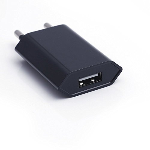 iProtect USB Netzteil Slim Charger für alle Kabel mit USB Anschluss in gummiert schwarz matt - 4