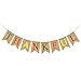 Produktbild Ndier Thanksgiving Banner Dekor gibt Dank Partei Banner Thanksgiving Akzent Dekor Dekorative hängenden Bunting Garland Fall Herbst Thanksgiving Partei Dekoration 1Set |Englisch Letters Home dekor