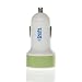 Produktbild Naruba Media Auto-KFZ-USB-Dual-Ladegerät | Car Charger | 37,2W / 3,1A für Apple iPhone 7/6 etc. und Android-Geräte wie Samsung Galaxy S6 uvm. – High Qualität und Quick Charge | für Zigarettenanzünder (Grün)