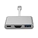 Produktbild Liqiqi USB Typ C Hub Adapter – Typ C auf 4K HDMI USB 3.0 USB 3.1 Type-C Hub Splitter Ladegerät für MacBook Pro 2017/2016, Chromebook Pixel und mehr Silber