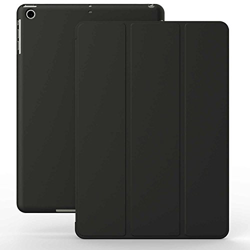 Khomo iPad Air 1 Hülle Case Schwarze Schwarzes Gehäuse mit doppelten Schutz ultra dünn und leicht, Smart Cover - Dual Black