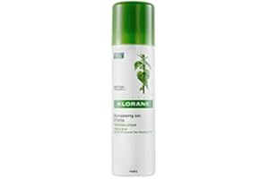 Klorane, shampoo a secco, sebo-regolatore, all'ortica, 150 ml (etichetta in lingua italiana non garantita)