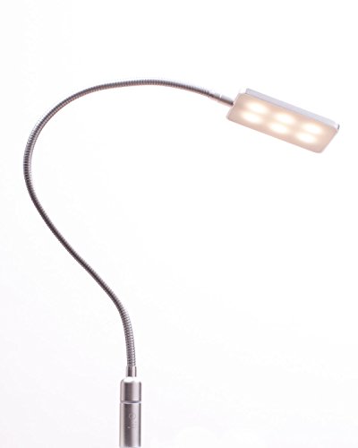 4W LED Bettleuchte Leseleuchte Flexleuchte Nachttischlampe Bettlampe Leselampe … (2er SET „chrom“) - 7