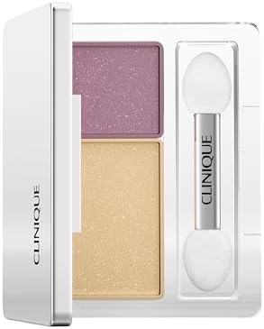 Clinique All About Shadow Duo Eye Shadow Makeup ombretto due tonalità a lunga durata | Tenuta 8 ore, sicuro per gli occhi sensibili, 1.7 g