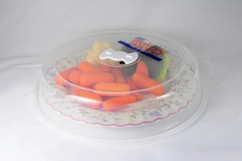 Pack of two microwave plate covers and stackers - NEA.5013