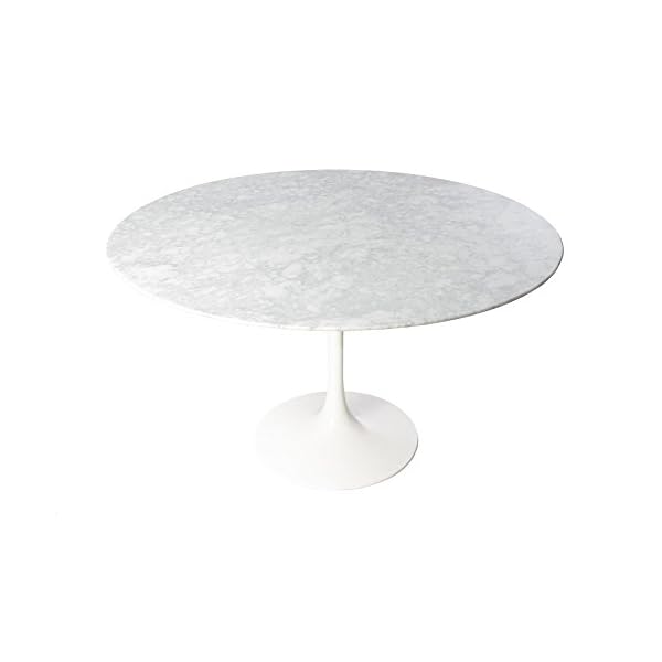 Eero Saarinen Marble Tulip Style Large Circular Table