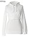 Boob Nursing Hooded Top-White-M