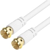 Fabricated Gold End Rg6/U4 Full HD 3d 4k Antenna TV Dish Satellite Lnb Cable with F Connector (2)
