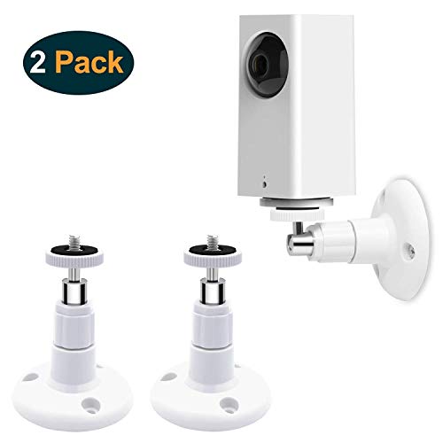Preisvergleich Produktbild FastSnail Wyze Cam Pan Wandhalterung, verstellbar, für Innen- und Außenbereich, Sicherheitshalterung für Wyze Cam Pan und andere Kameras mit derselben Schnittstelle (Standardgröße), 2 Stück