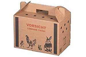 karton-billiger Lot de 10 cartons de transport pour animaux de compagnie - 3 tailles (S - 320 x 197 x 230 mm)