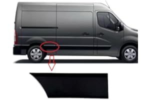 ATU Panel de moldeo de banda Trim Central Lado derecho trasero (Chasis Corto) Compatible para Master III, Movano, NV400 2011-2019 OE: 768F30006R