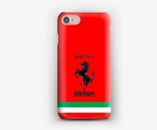 Case for iPhone X, 8, 8+, 7, 7+, 6S, 6, 6S+, 6+, 5C, 5, 5S, 5SE, 4S, 4, Only in a Ferrari