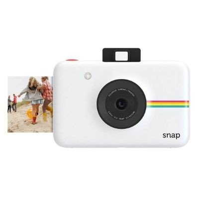 Polaroid Cámara digital instantánea Snap (blanco) con la tecnología de impresión ZINK Zero Ink
