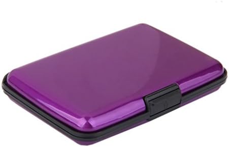 SUxian Purple Business Name Card Case Credit Card ID Card Case Ticket Case