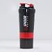 Produktbild fengwen66 Handheld Sport Gym Protein Shaker Mixer Flasche Schneebesen Ball Shaker Flasche (rot)