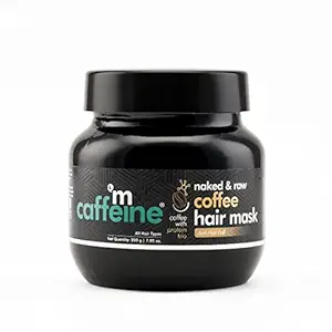 mCaffeine Coffee Hair Mask for Hair Fall Control | Nourishes and Controls Frizz with Protein Trio and Pro-Vitamin B5 | For Strong & Shiny Hair | SLS and Paraben Free | 200ml