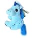 Produktbild Les Licornes Magiques - Plüsch Einhorn blau 30cm - Gute Qualität - Verschiedene Farben - azul