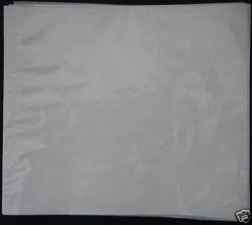 Clear Polypropylene Front White Paper Back Bags 14" x 12" (Pack of 100)