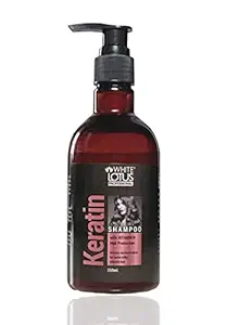 WHITE LOTUS PROFESSIONAL Keratin Smooth Shampoo with Vitamin H Hair Protection - (250ml)