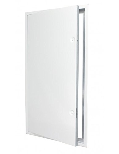 Revisionstür 60 x 80 cm weiß (bxh) mit Vierkantverschluss incl. Schlüssel