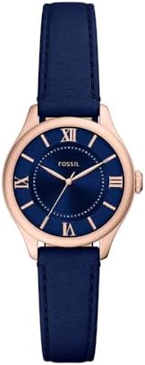 Fossil Orologio Gilmore per donna, Movimento al quarzo a tre lancette con cinturino in acciaio inossidabile o in pelle
