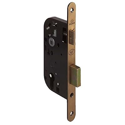 Bricard Serrure a encastrer 50 mm noir