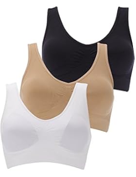 BOOLAVARD ® Comfort BH - Seamless - Bustier BH - Freizeit und Sport BH , Sporttop, Nahtlos, Form Bustier Top ohne...