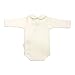Cambrass Baby Girl's Interlock Round Collar Long Sleeve Bodysuit Beige, 6 Months