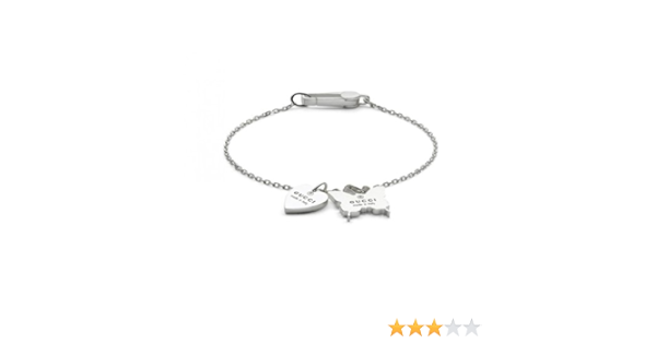 collana gucci cuore e farfalla