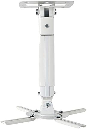 NBSilence® General Height Adjustable Projector Mount Bracket Tilt 15 Degrees and Swivel 90 Degrees, Max Support 17.6 lbs Weight (PMB305)