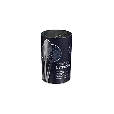 Secret de gourmet Paris Prix - Pot à ustensiles de cuisine "Relief II" 17,5cm Noir