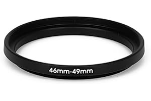 FITTINGS4YOU 46 mm – 49 mm Filtro Adaptador de step Up adaptador filtro adaptador Step Up 46 – 49