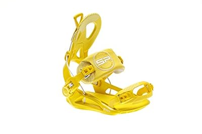 SP United privé Fixations de Snowboard Jaune/Noir Jaune s