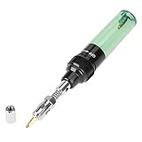 soplete miniatura 【Seguro para el trabajo】: El lápiz de soldadura fundirá la soldadura de plata y oro. Se puede usar como mini soplete o soplador de calor. Mantendrá solo el gas suficiente en su cámara para asegurarse de que termine el trabajo de manera segura y completamente terminada