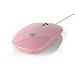 Produktbild TronicXL Kabelgebunde Maus Slim Flat Design 1000ddpi (rosa)