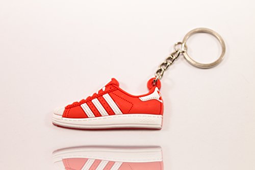 Preisvergleich Produktbild Sneaker SchlüsselanhängerSuperstar Red Schlüsselanhänger fashion für Sneakerheads,hypebeasts und alle Keyholder / ProProCo®