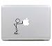 Produktbild Macbook Skin Aufkleber, Caroki Neues Kunst Stil Super dünn Abnehmbare Aufkleber Skin Abziehbilder für Apple MacBook (Pushing Man)