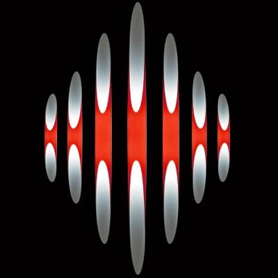 Kundalini Shakti Wall Light Red (Fixed) (Shakti Wall 120)