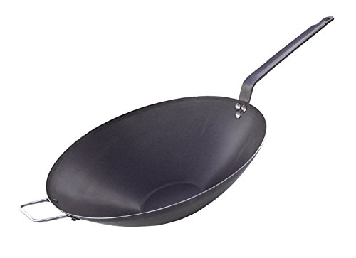 Preisvergleich Produktbild Unbeschichteter Wok aus Blaustahl Ø 40 cm