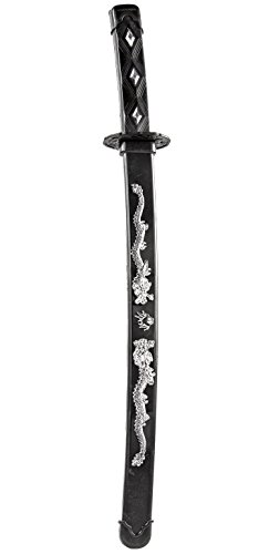 Kinder-Kostüm Set Samurai-Schwert Ninja-Schwert Säbel Dolch Spielzeug-Messer XXL Set Zubehör Maske Kopftuch Katana Verkleidung Waffem Bandana - 9