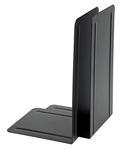 Alco-Albert 4303-11 - Sujetalibros 2 unidades metal 130 x 240 x 140 mm color negro Alco-Albert 4303-11 - Sujetalibros 2 unidades metal 130 x 240 x 140 mm color negro
