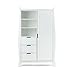 Obaby Lincoln Wardrobe (White)