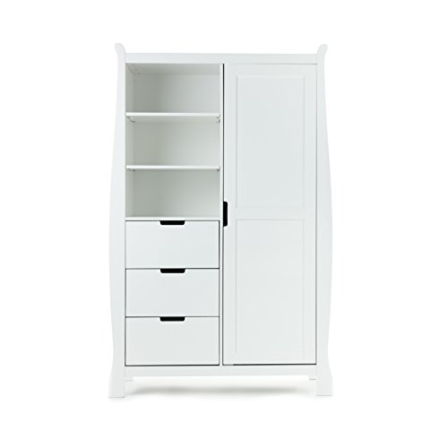 Obaby Lincoln Wardrobe (White)