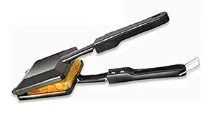 JET Non-Stick Iron Coating Duet 2-Cut Gas Sandwich Toaster Snack/Sandwich Griller (Black)